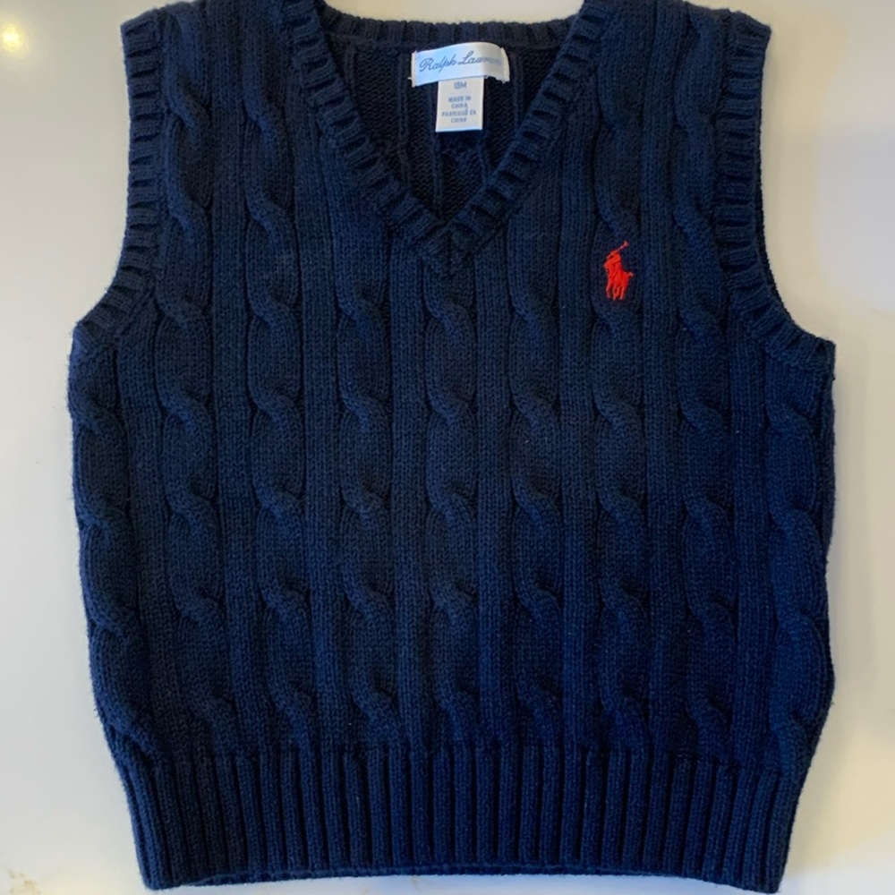 Ralph Lauren Toddler Sweater Vest - Excellent Condition